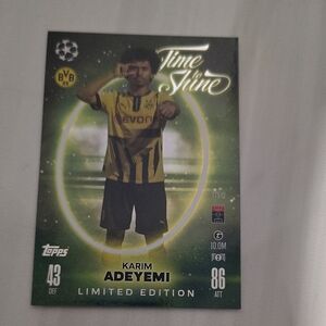 Set of 6 Great Soccer Cards